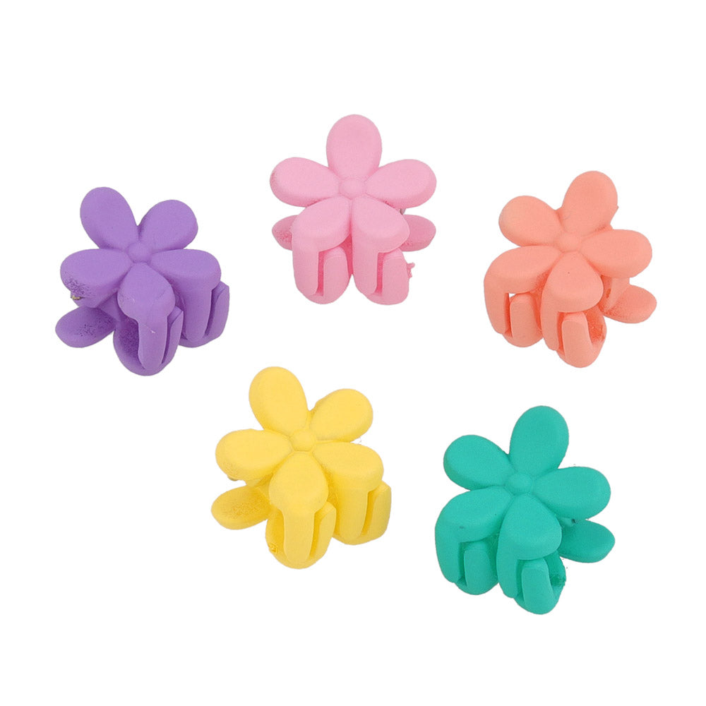 Vivid Flower Mini Hair Clip Pack