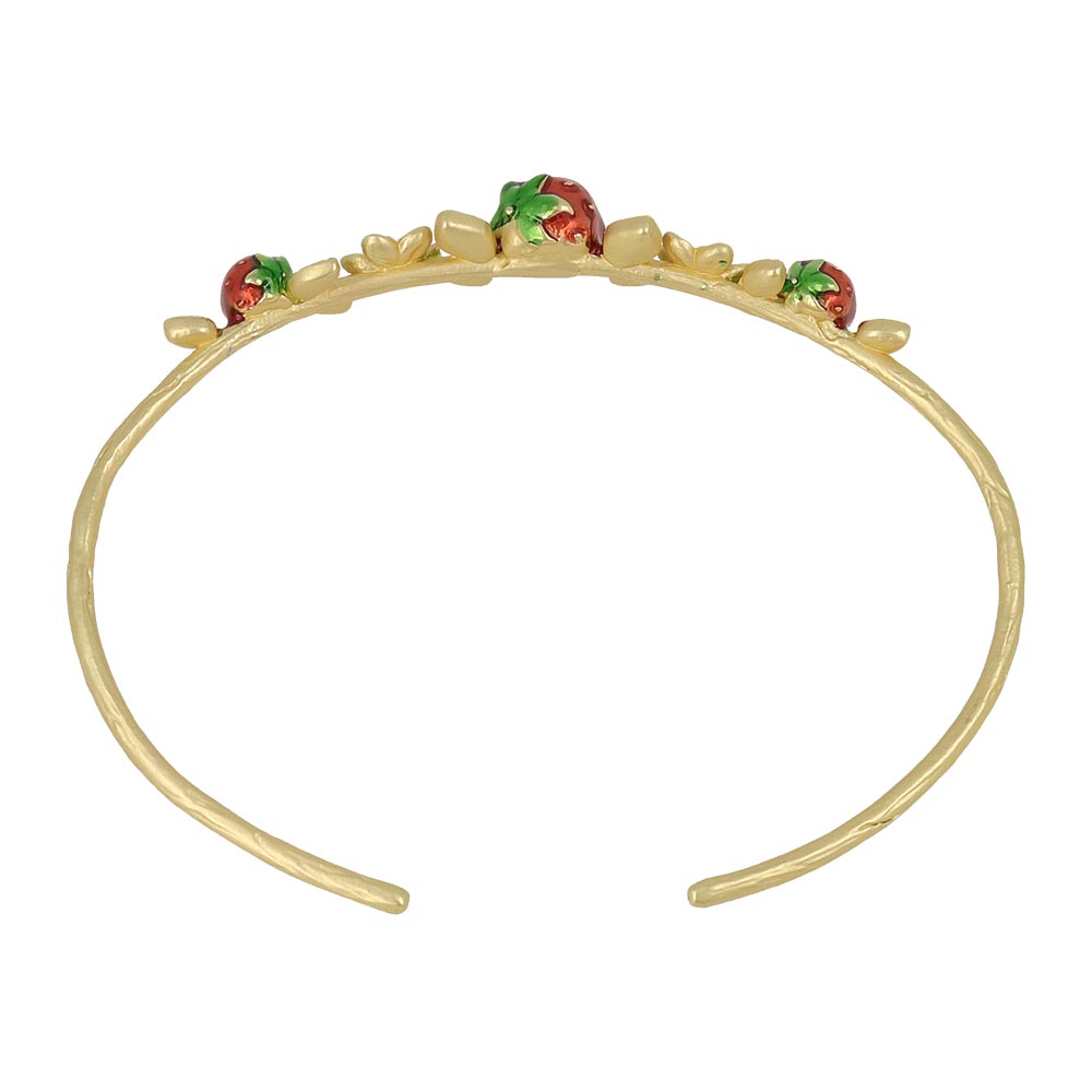 Strawberry Cuff Bracelet