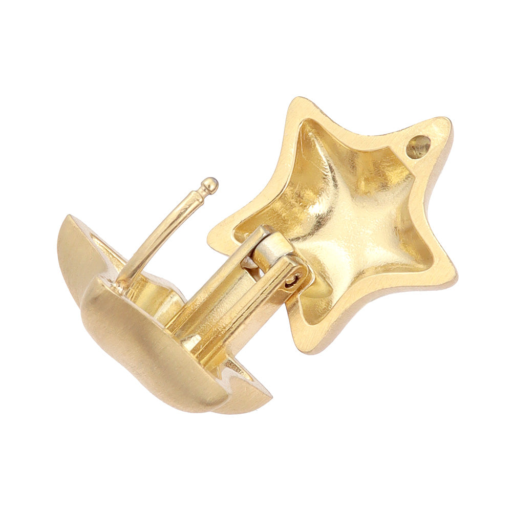 Puffed Star Huggie Earrings puffed-star-huggie-earrings