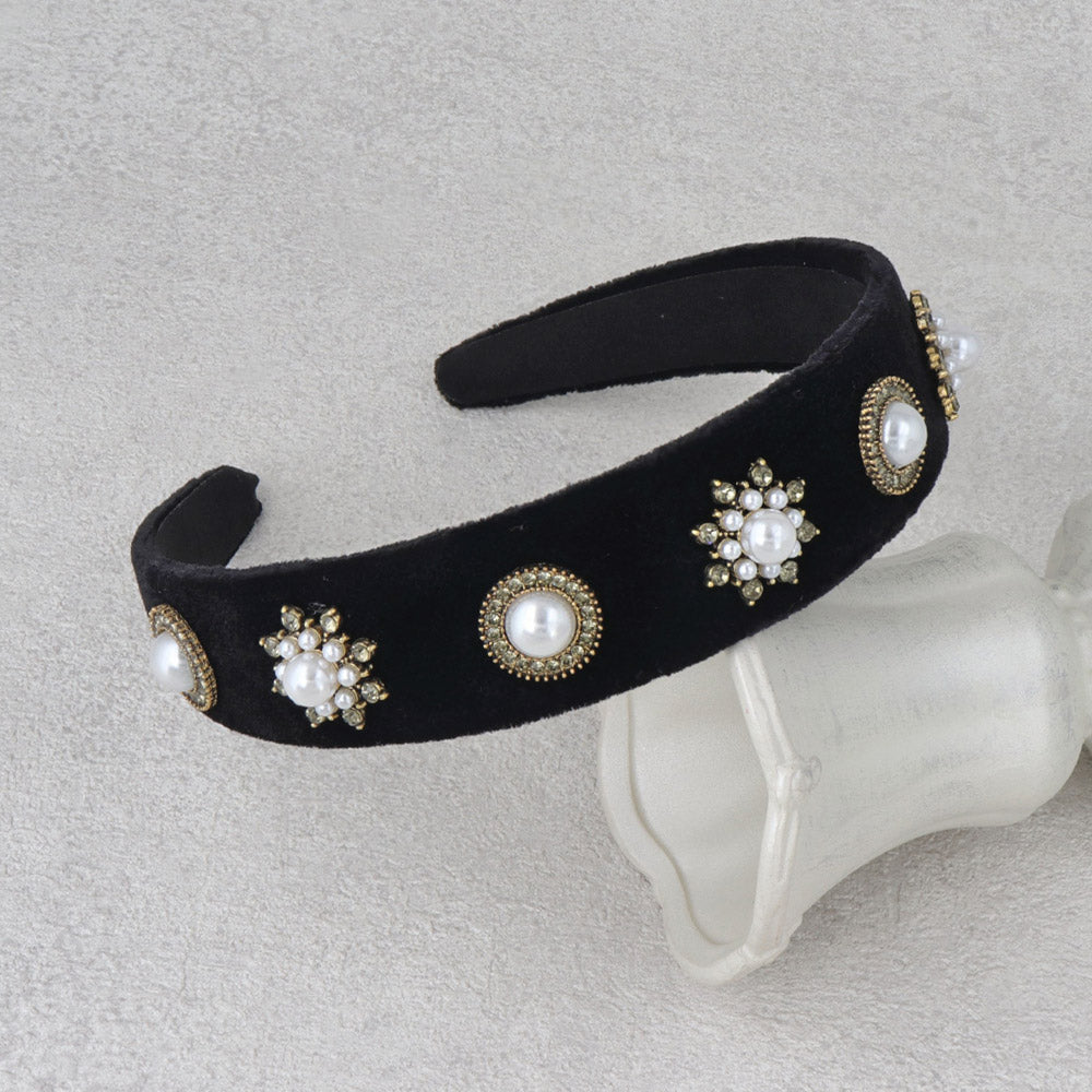 Jeweled Velvet Headband