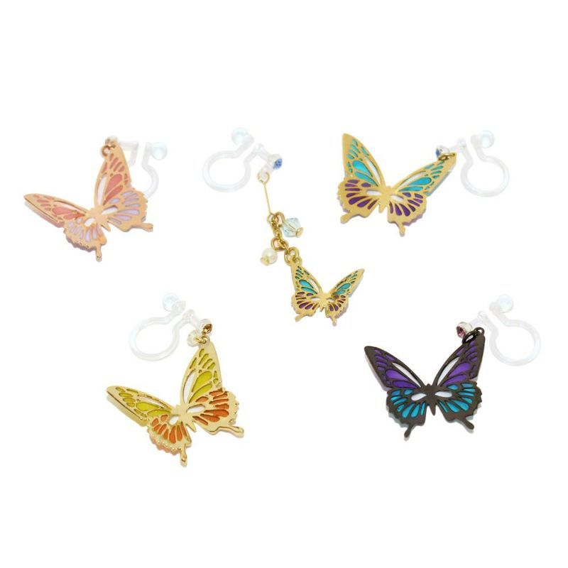 Butterfly Drop Invisible Clip On Earrings - osewaya