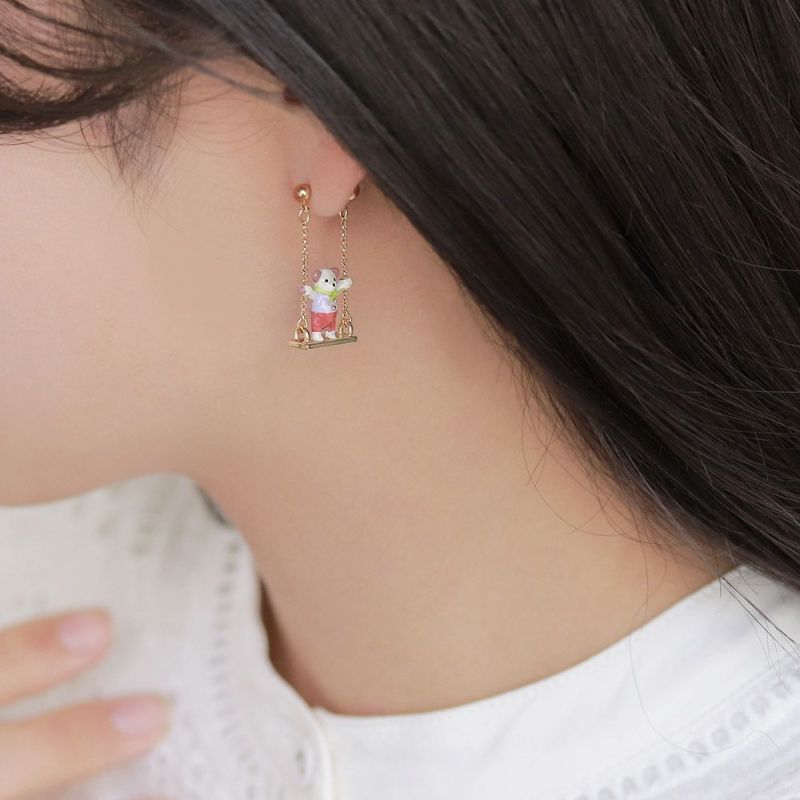 Little Bear Swing Earrings