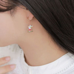 Little Bear Swing Earrings - Osewaya