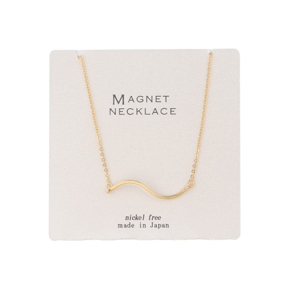 Wave Bar Magnet Necklace