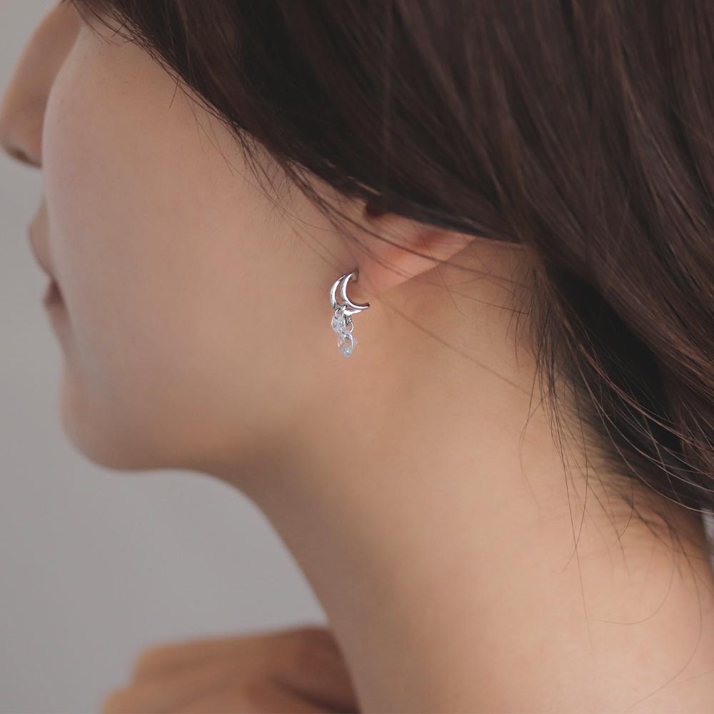 CZ Drop Earrings