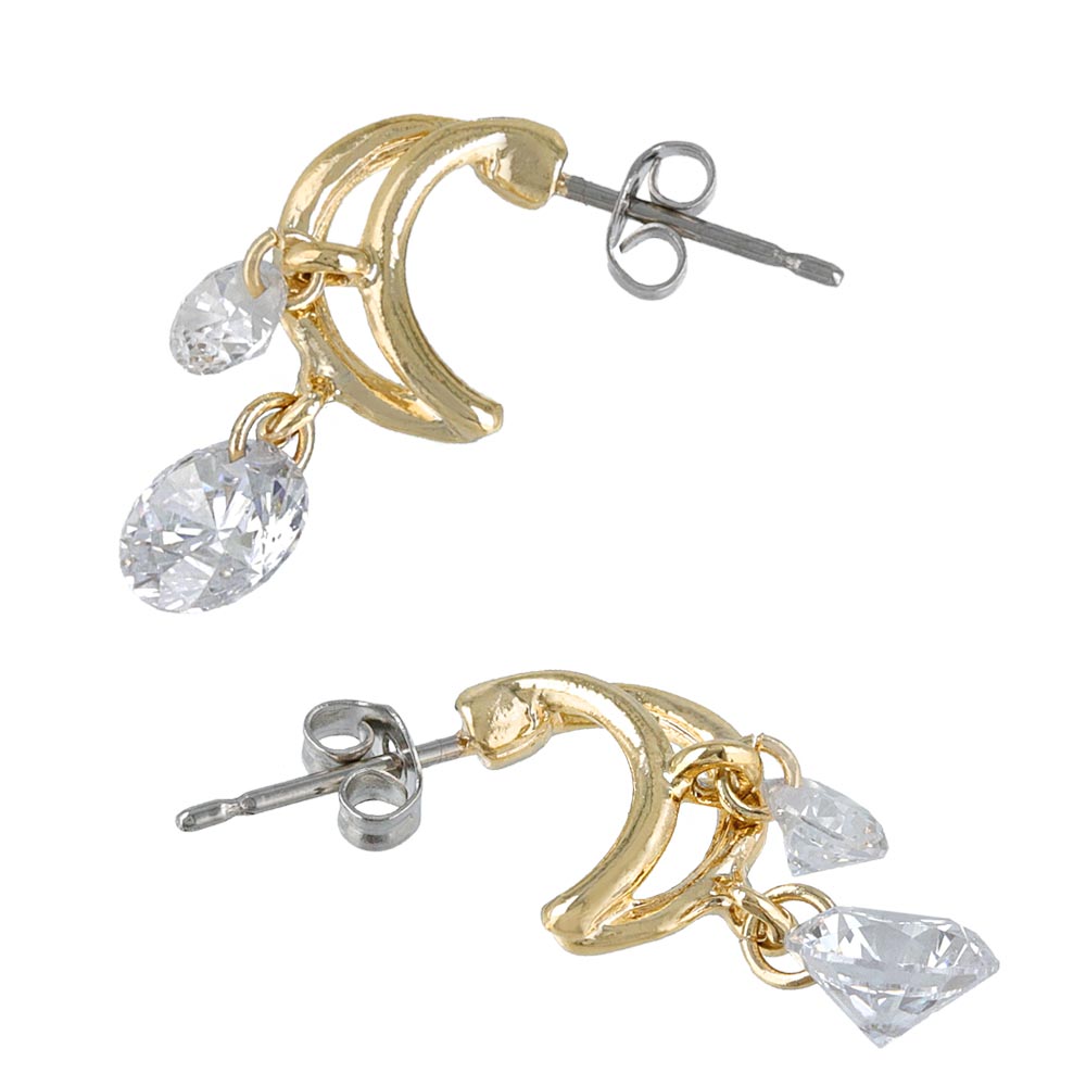 CZ Drop Earrings