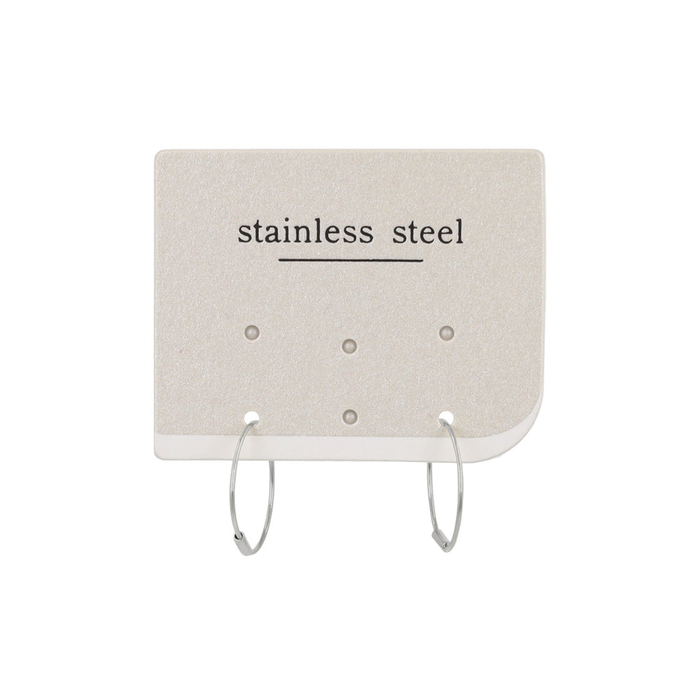 Seamless Hoop Earrings 1.3cm