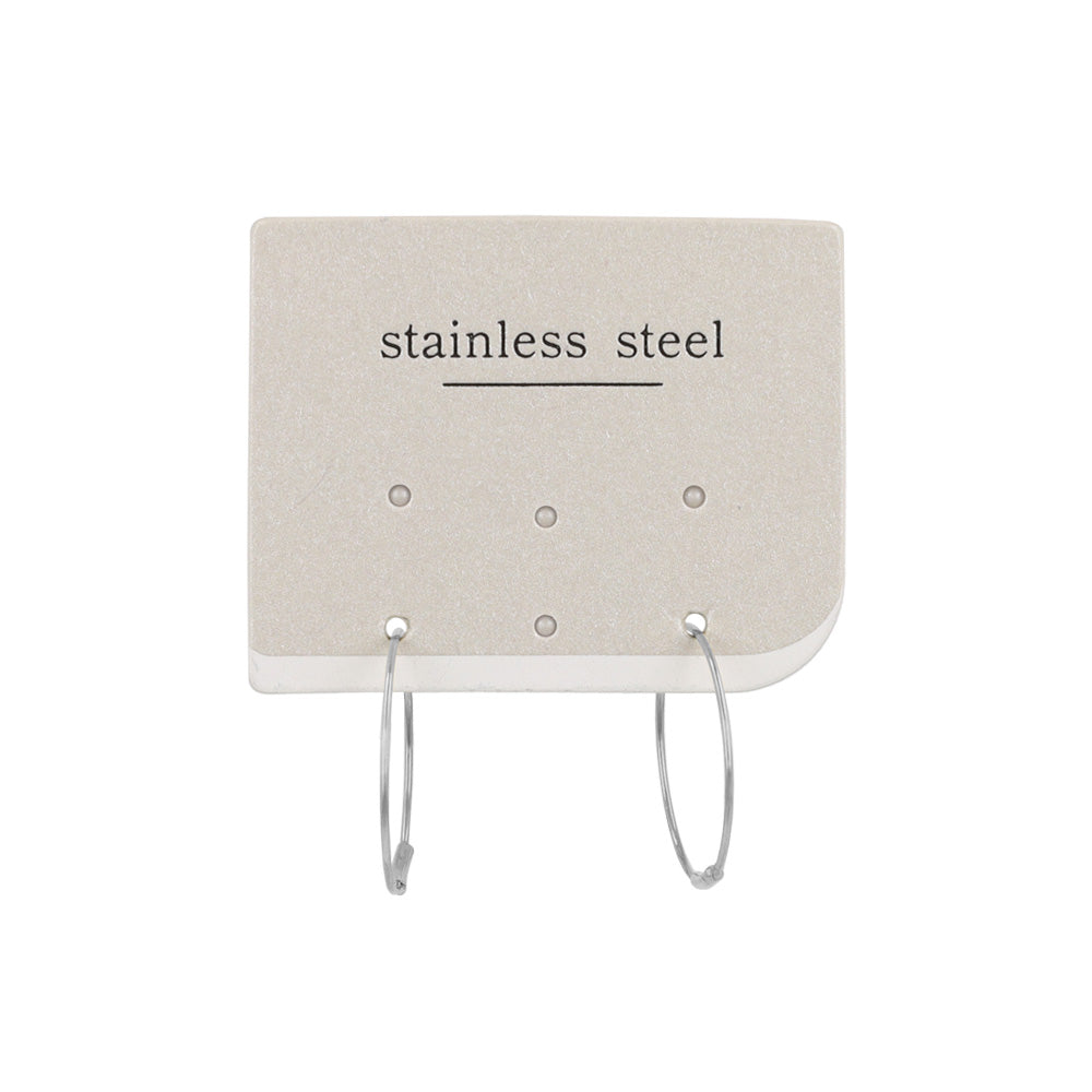 Seamless Hoop Earrings 1.8cm