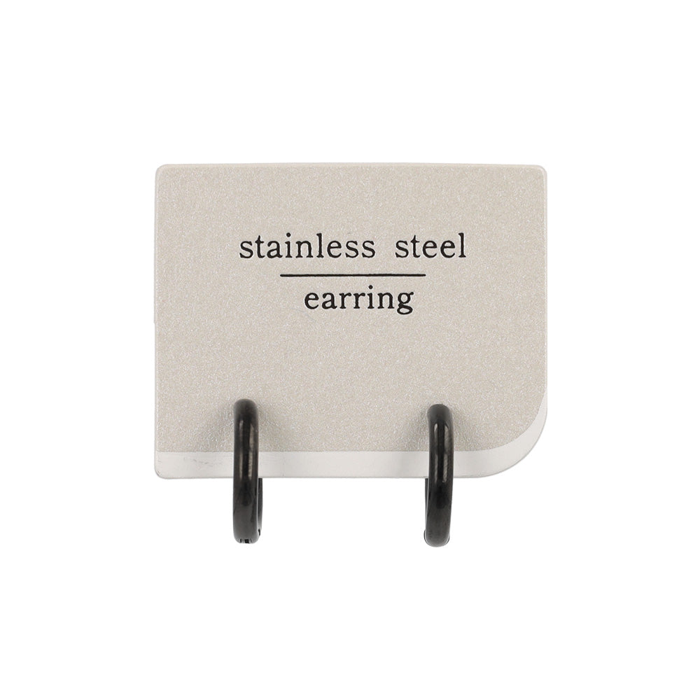 Hinged Hoop Clip On Earrings 15mm