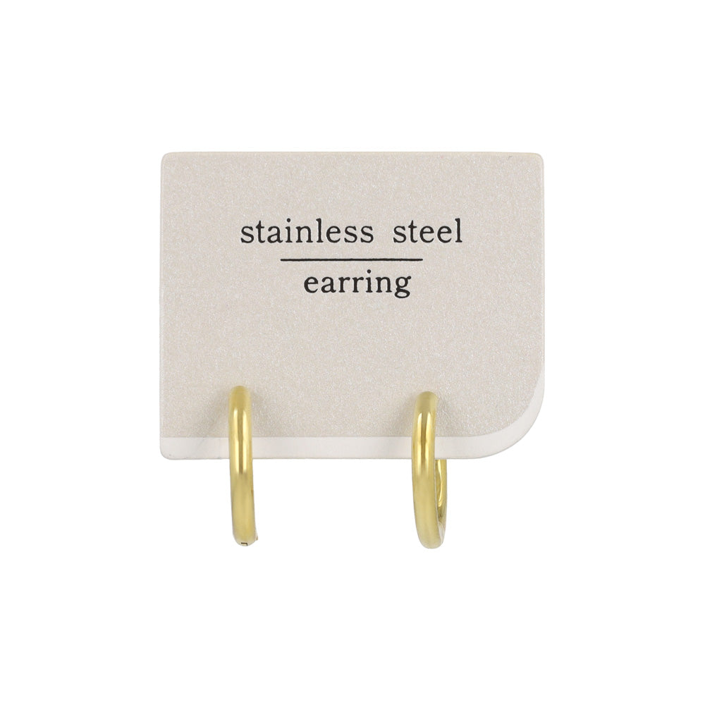 Hinged Hoop Clip On Earrings 17mm