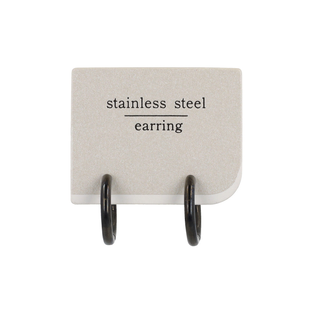 Hinged Hoop Clip On Earrings 17mm