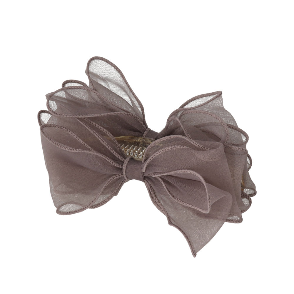 Sheer Bow Banana Clip
