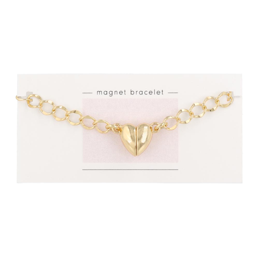 Magnetic Heart Clasp Bracelet