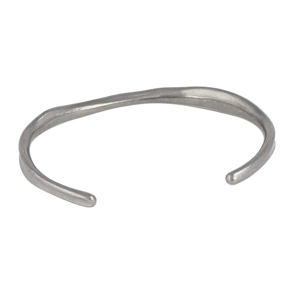 Tin Warped Open Bangle