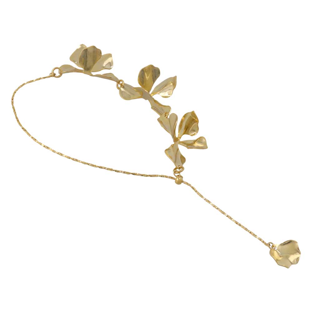 Triple Flower Slider Bracelet