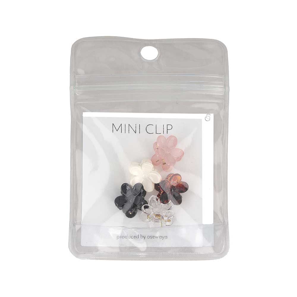 Mini Flower Hair Clip Pack