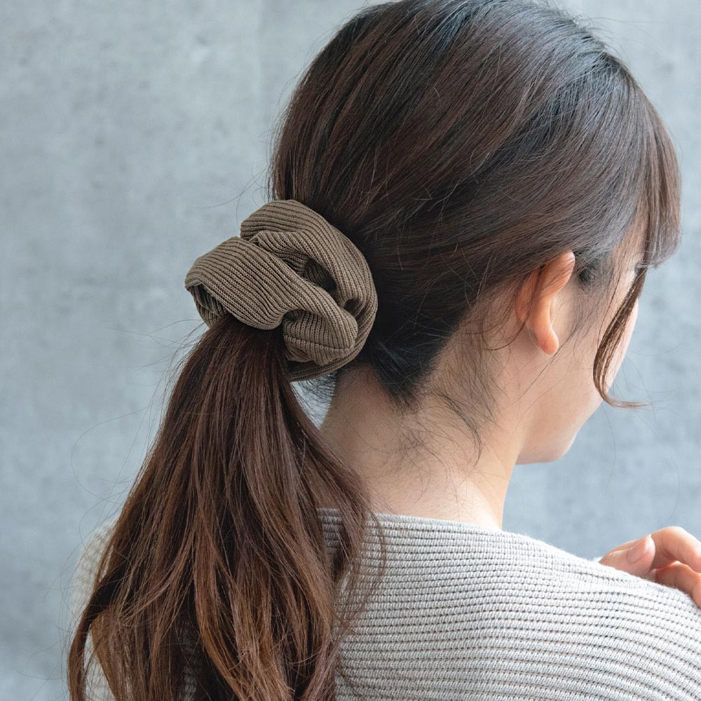 Rib Knit Scrunchie