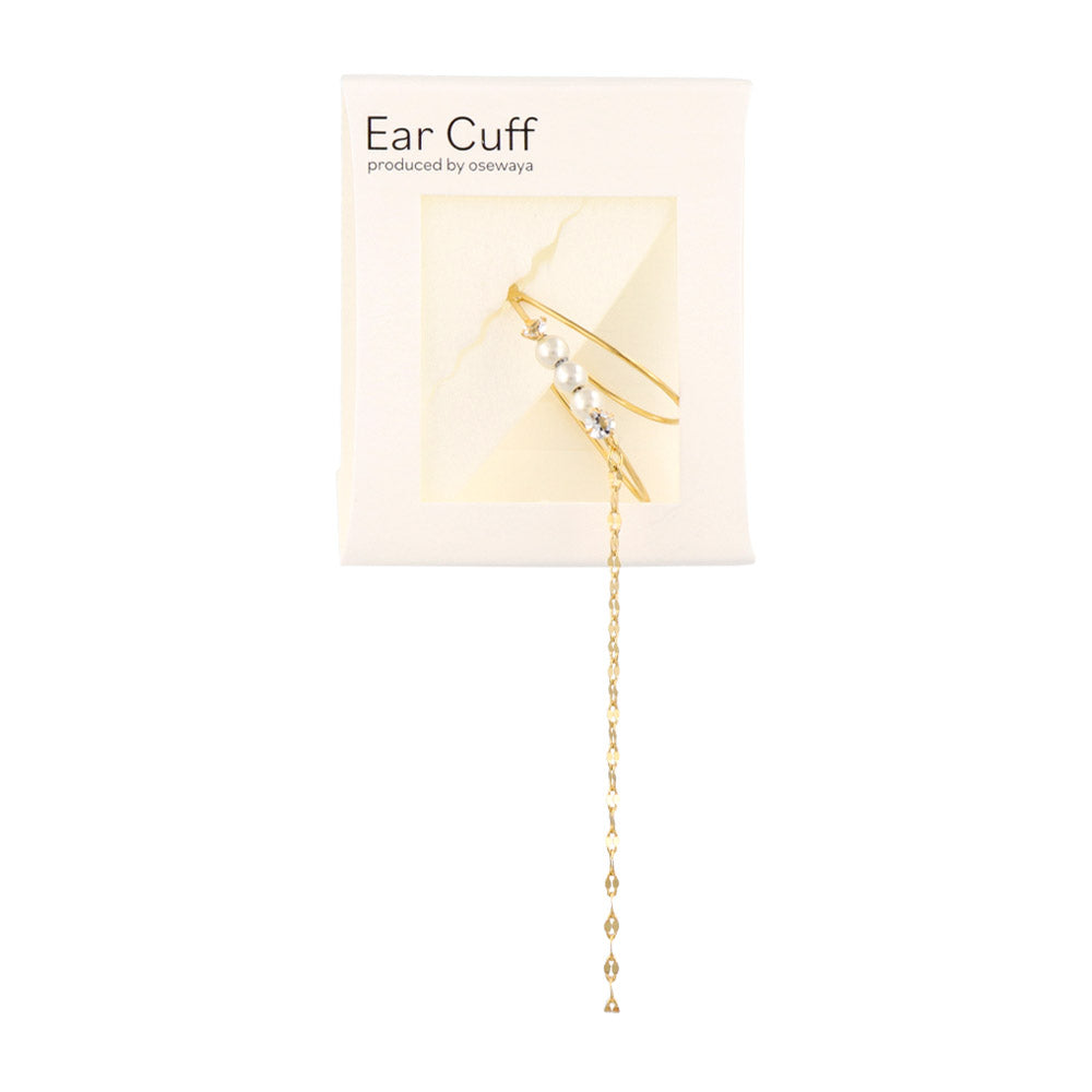 Long Chain Double Ear Cuff