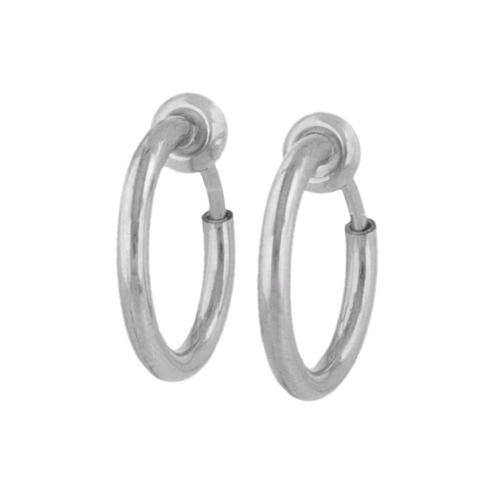 Huggie Clip On Hoops 13mm