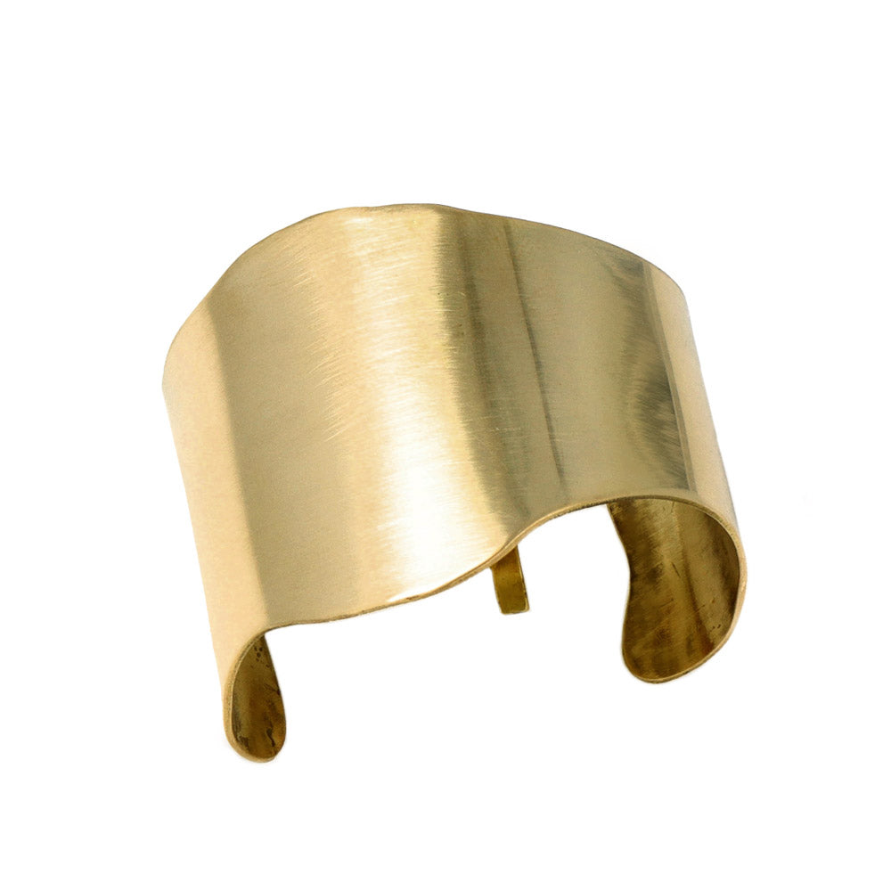 Slope Brass Ponytail Cuff