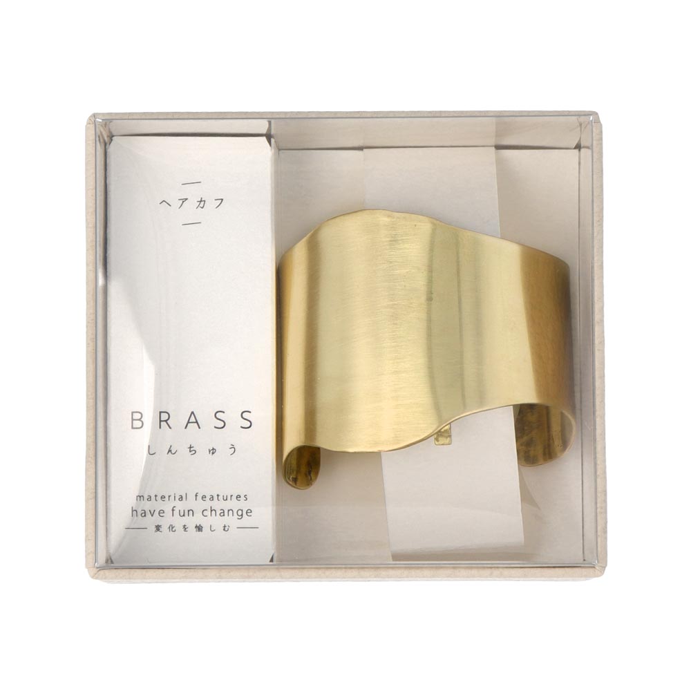 Slope Brass Ponytail Cuff