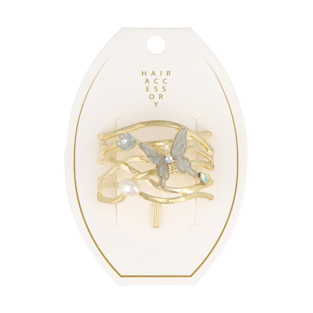 Butterfly Openwork Pony Hook