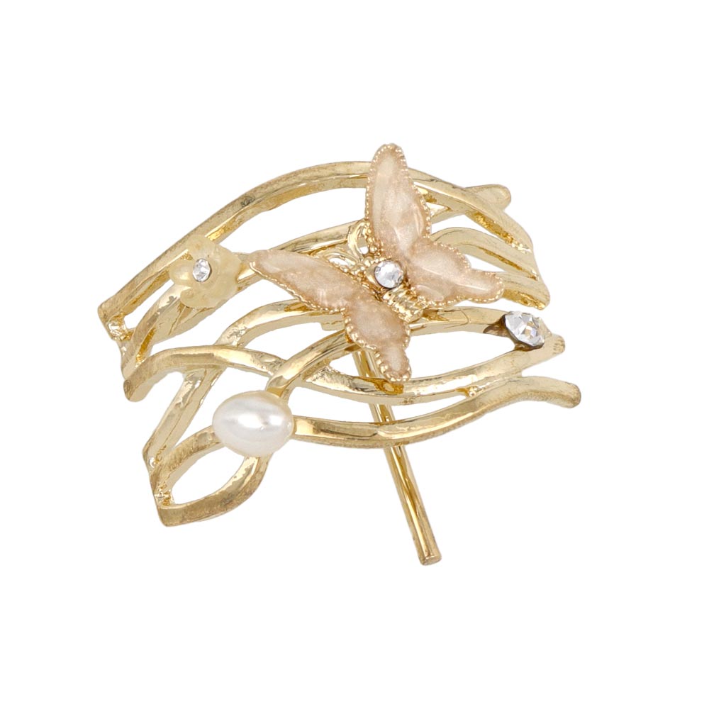 Butterfly Openwork Pony Hook