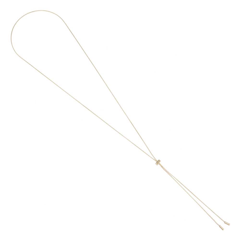 Long Adjustable Y Necklace