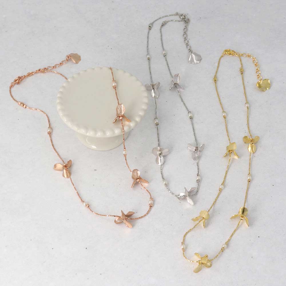 Flower Station Necklace - osewaya