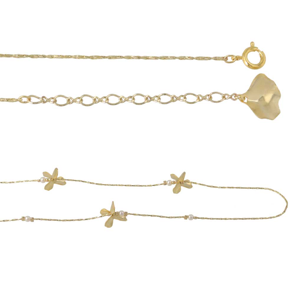 Flower Station Long Necklace