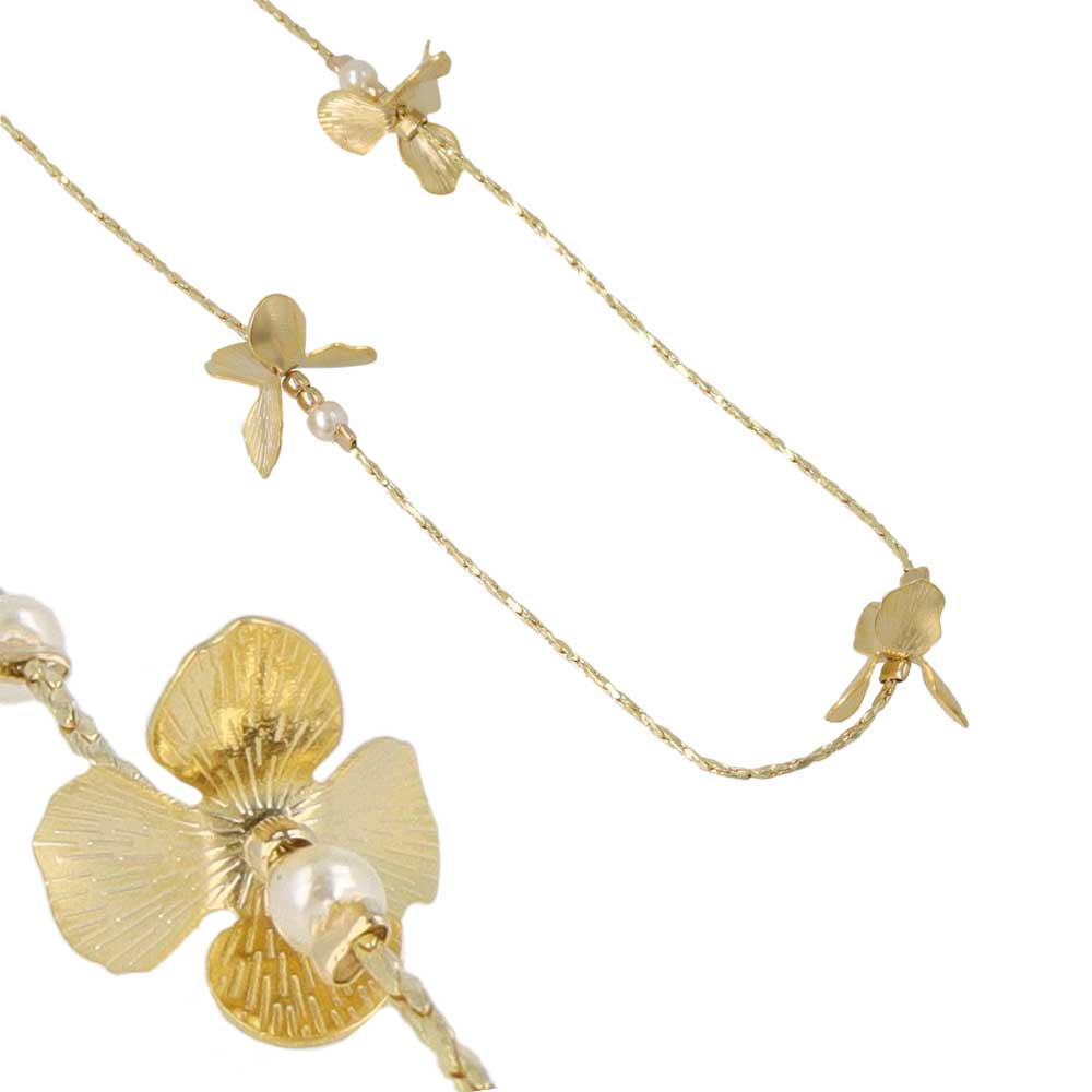 Flower Station Long Necklace