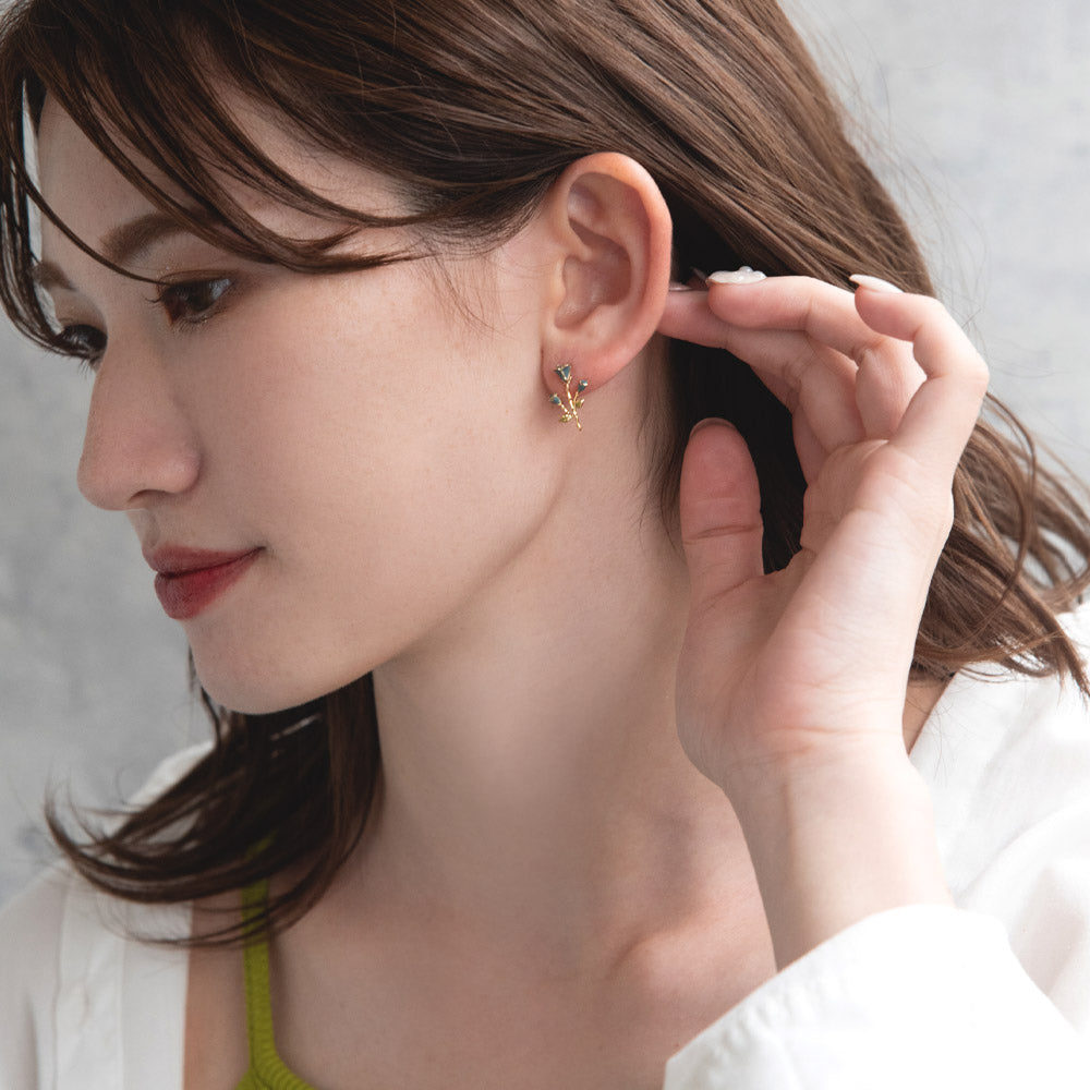 Rose Stud Earrings
