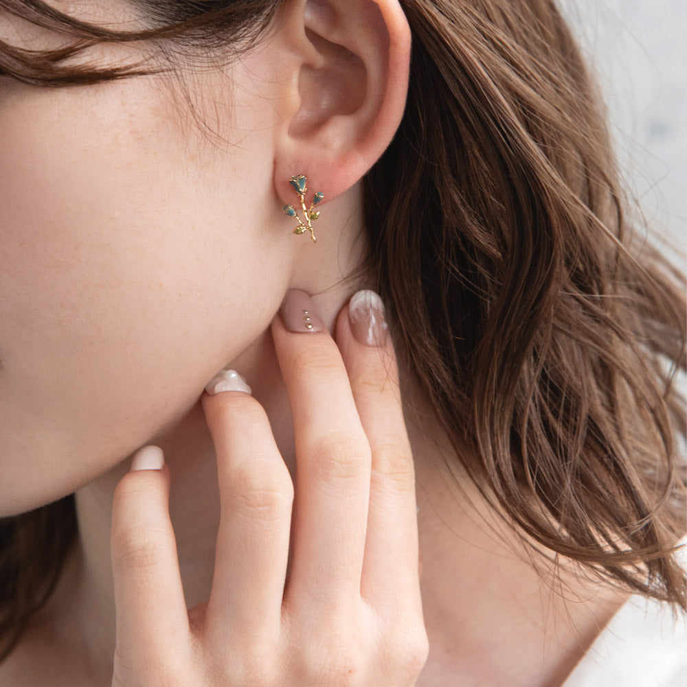 Rose Stud Earrings