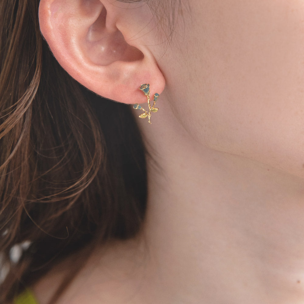Rose Stud Earrings