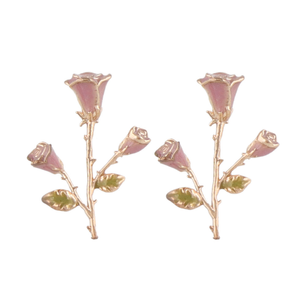 Rose Stud Earrings