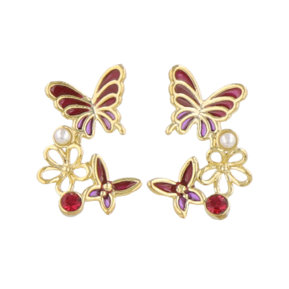 Butterfly Cluster Earrings