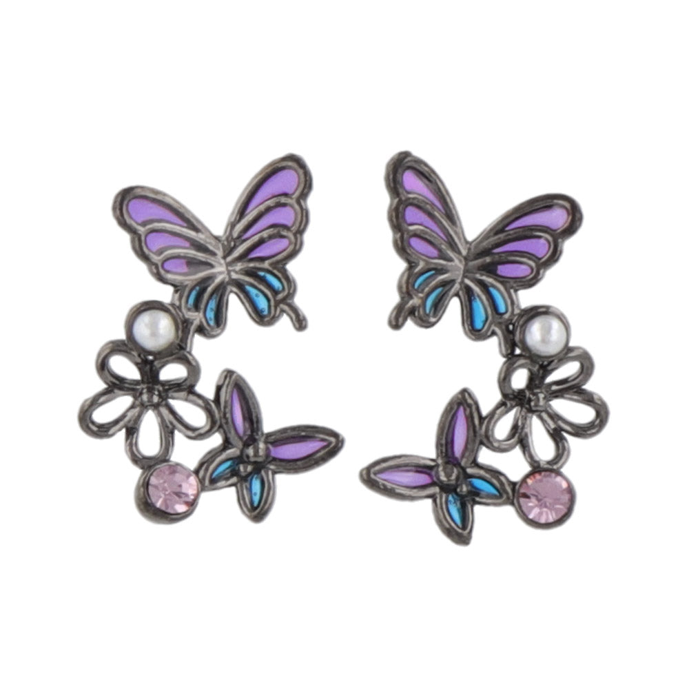 Butterfly Cluster Earrings