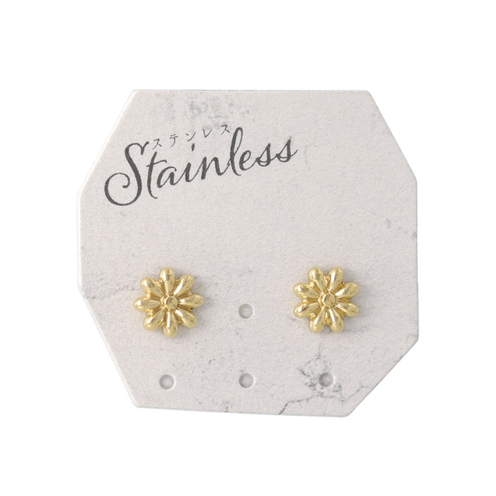 Stainless Steel Small Flower Studs