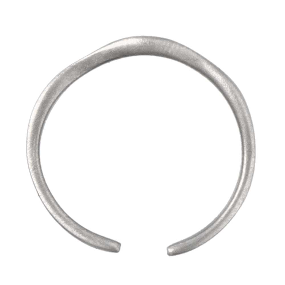 Tin Warped Open Ring