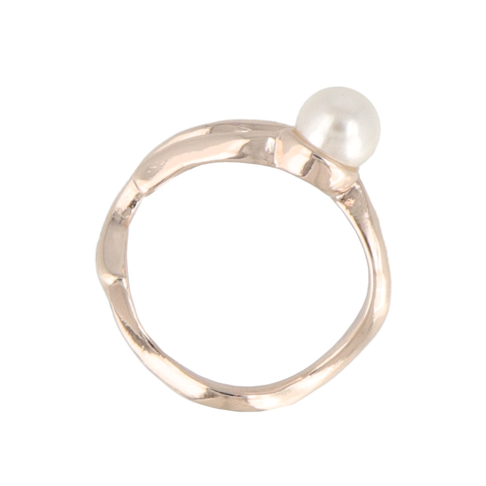 Pearl Wave Cuff Ring