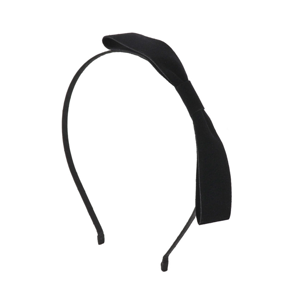 Velvet Side Bow Headband