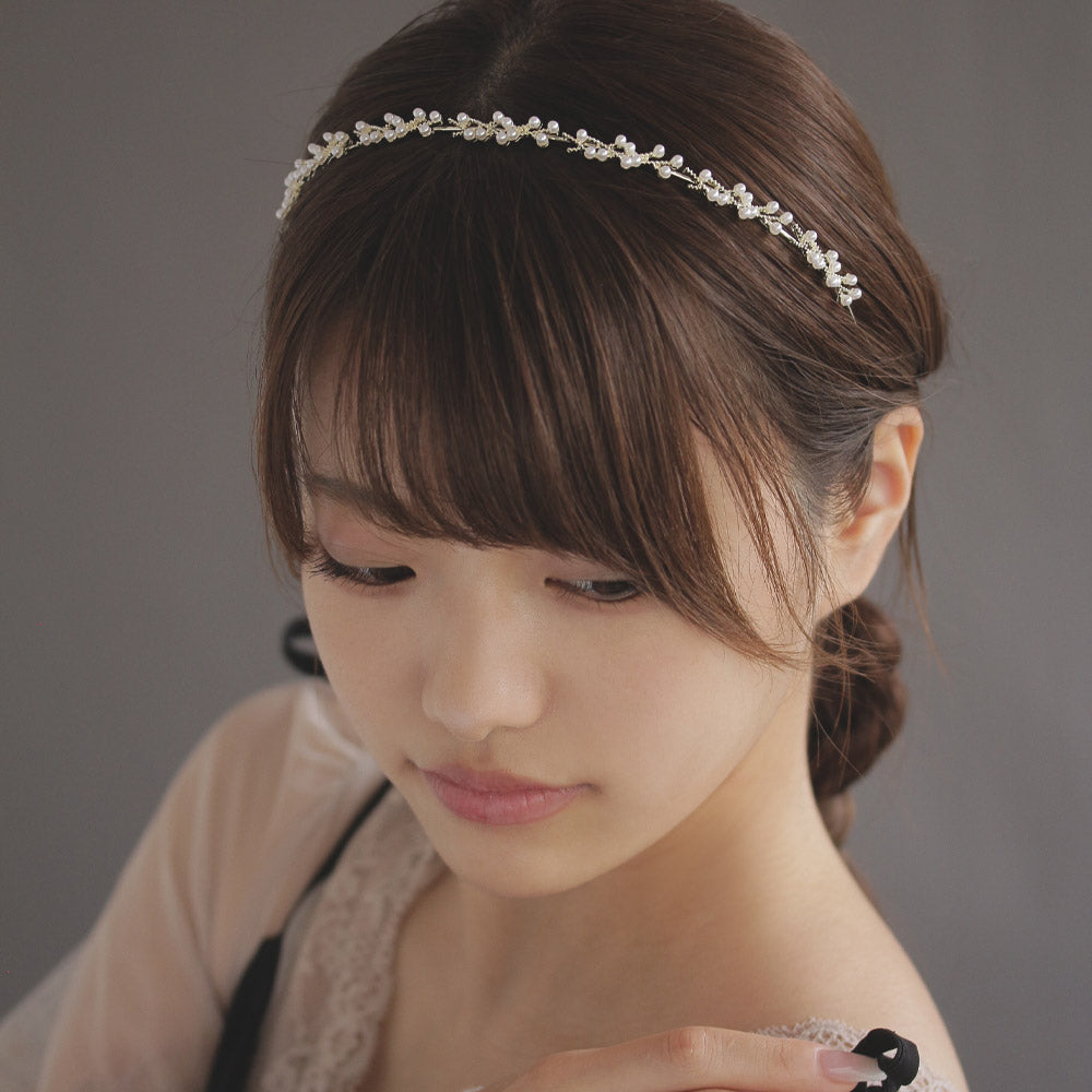 Pearly Narrow Decorative Headband