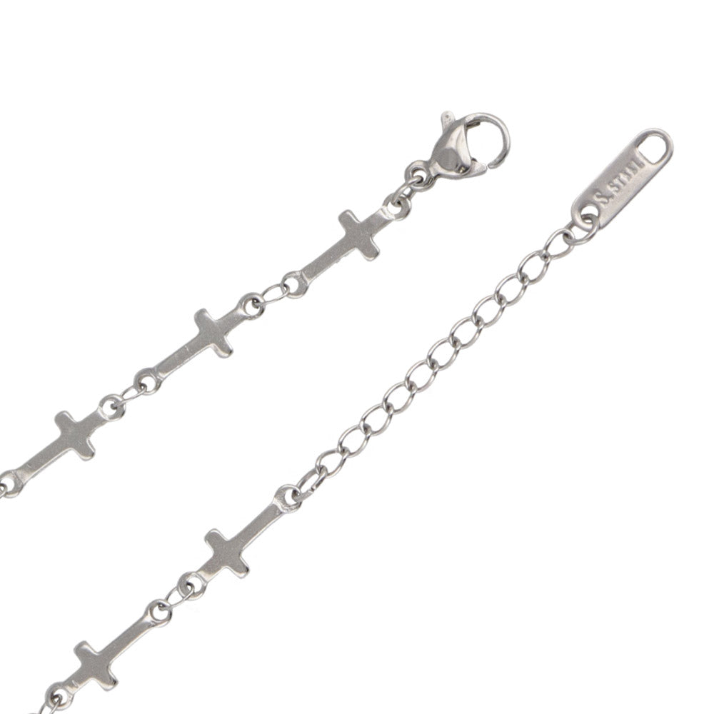 Cross Chain Bracelet