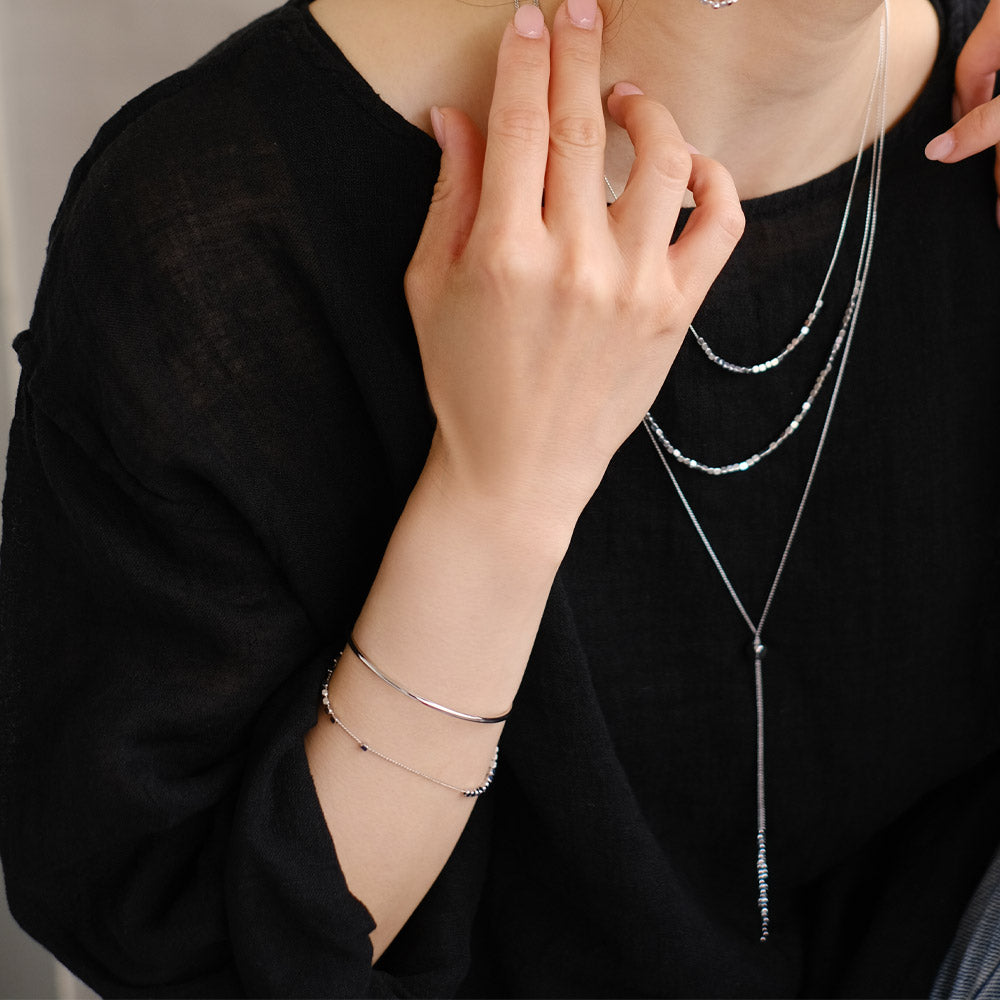 Chain and Cuff Layered Bracelet