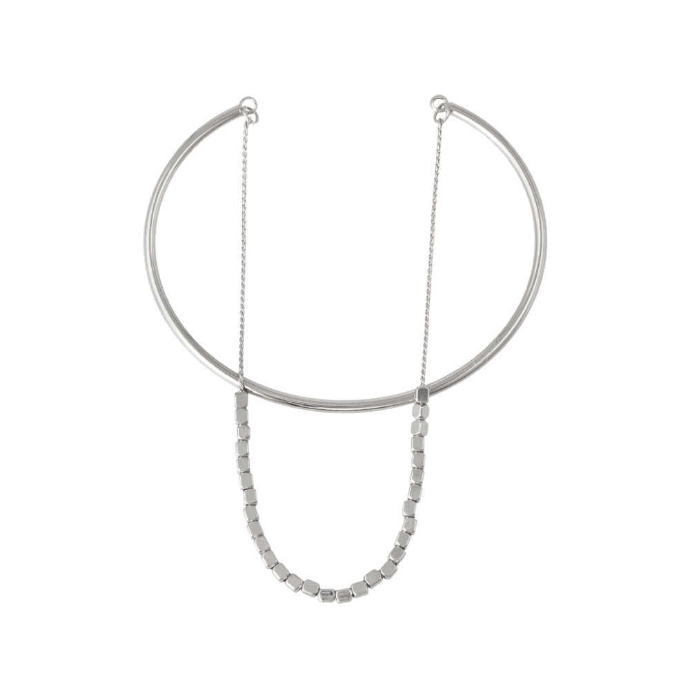 Chain and Cuff Layered Bracelet