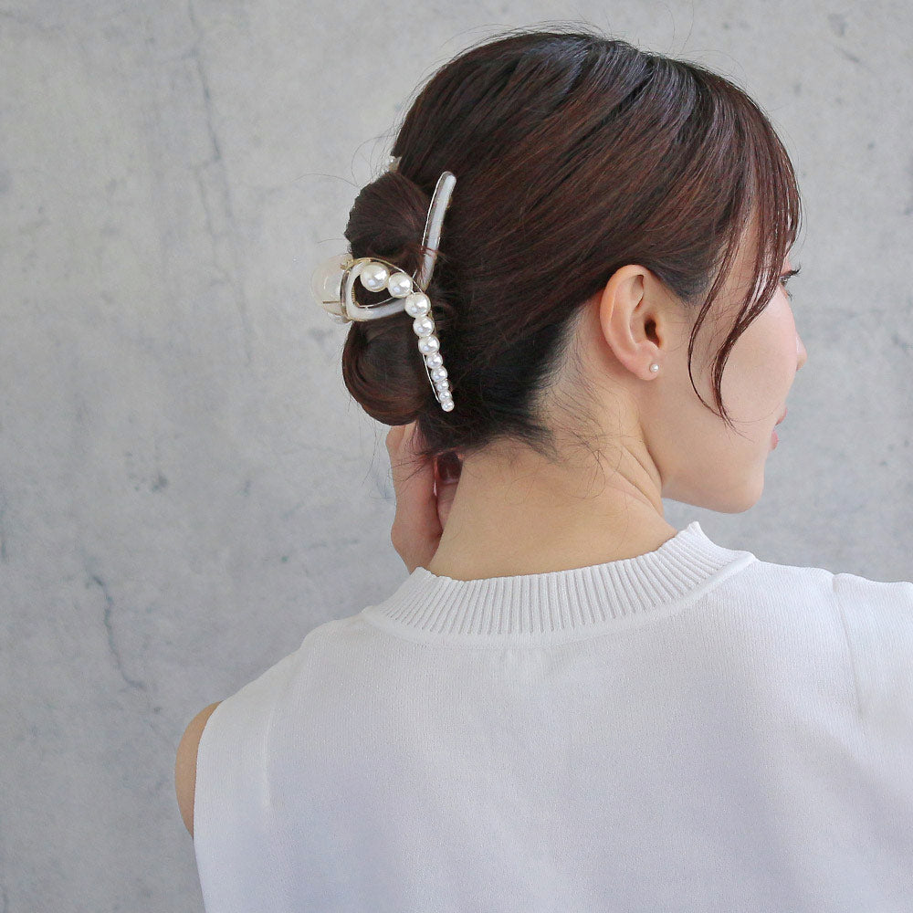 Pearlized Loop Hair Claw