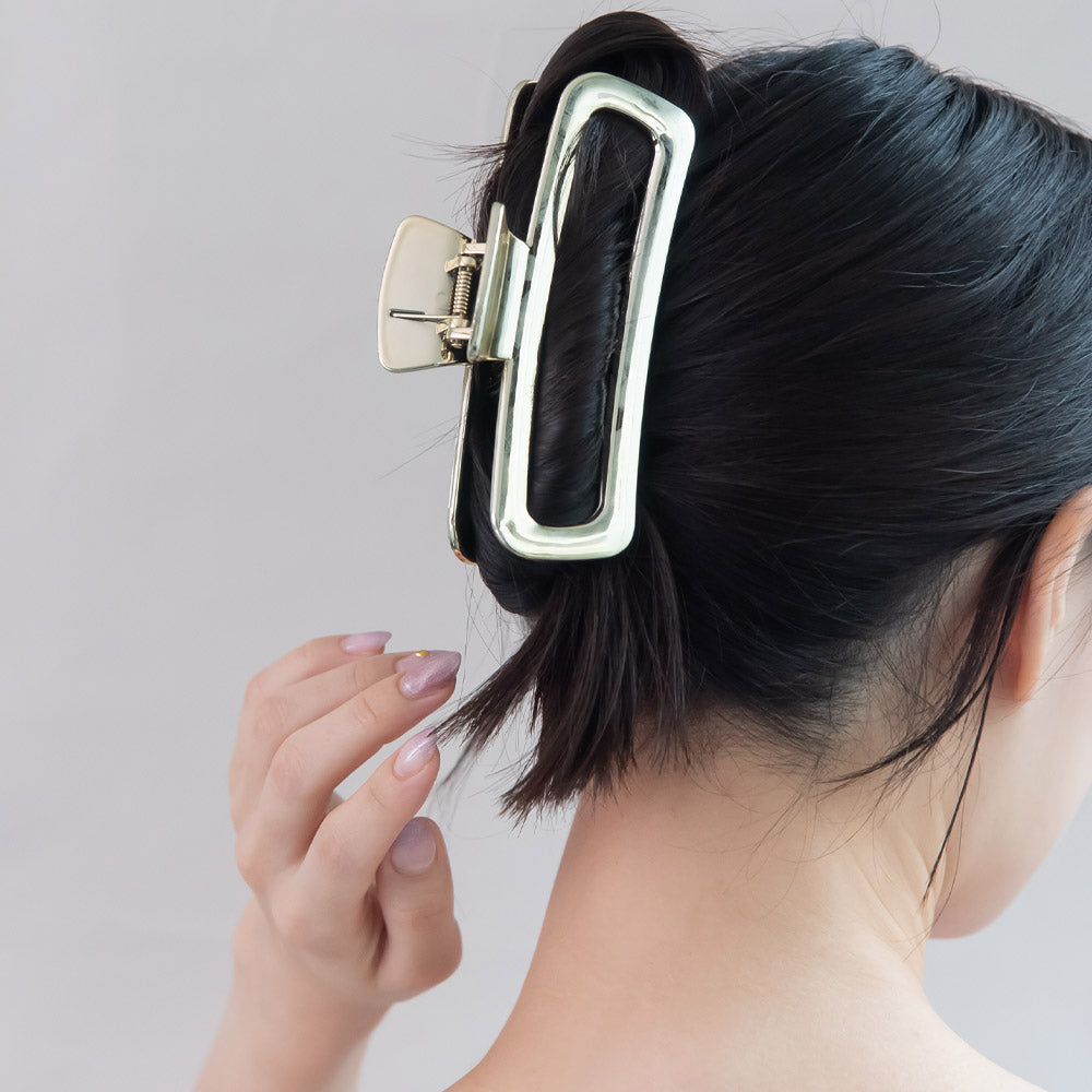 Large Rectangle Open Hair Clip