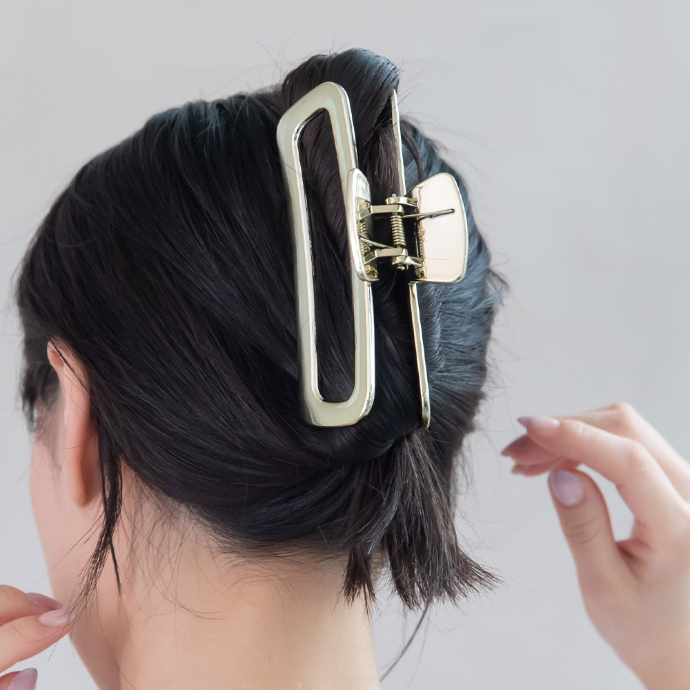 Large Rectangle Open Hair Clip