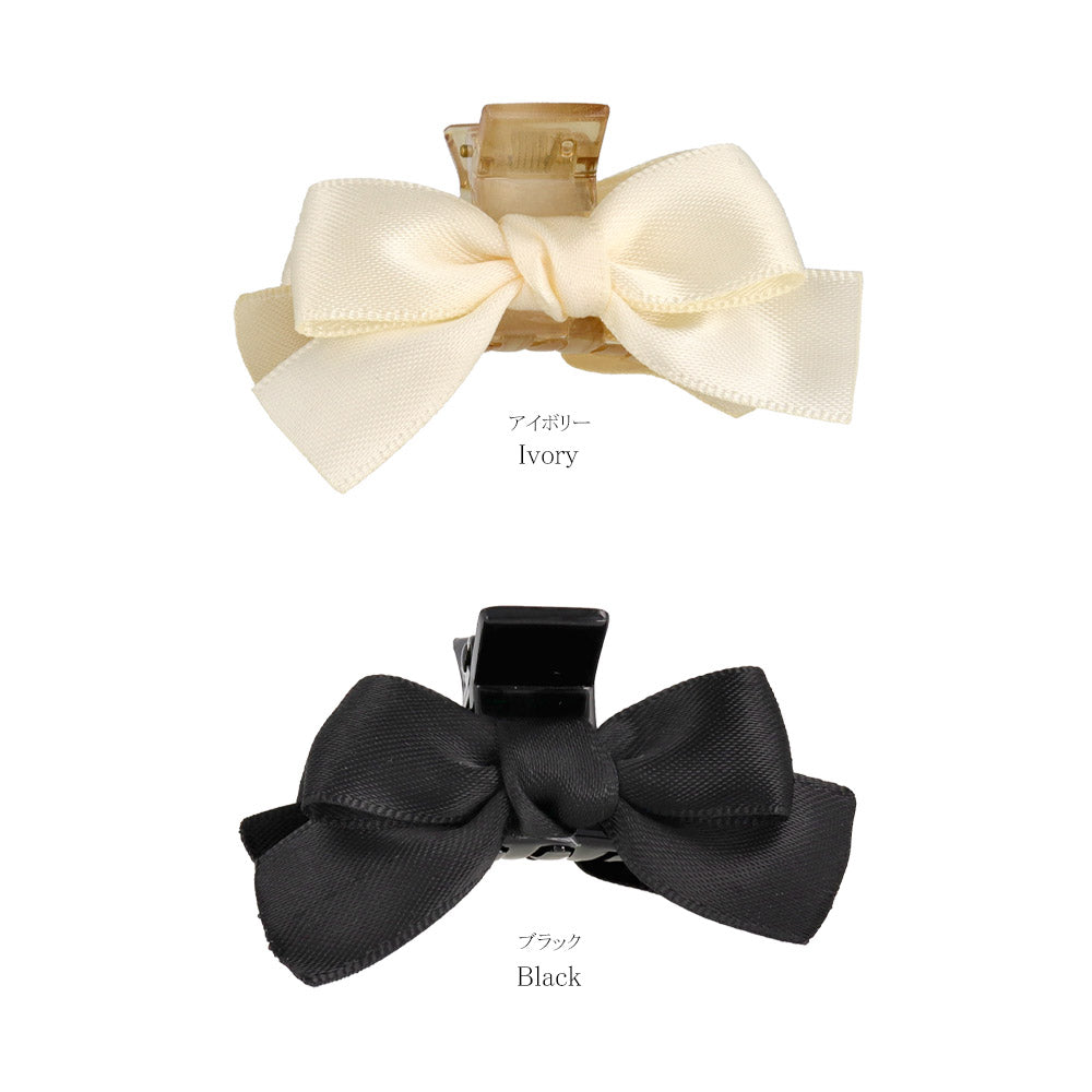 Ribbon Bow Claw Clip