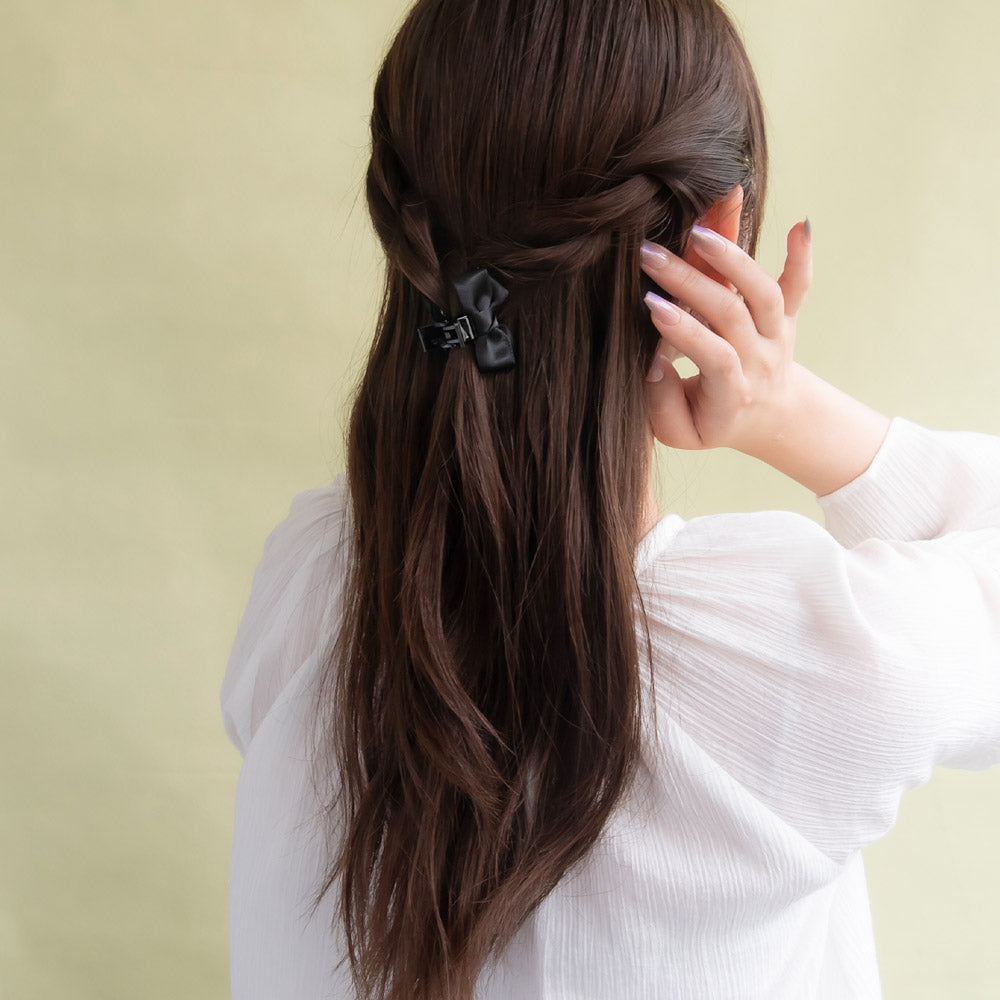 Ribbon Bow Claw Clip